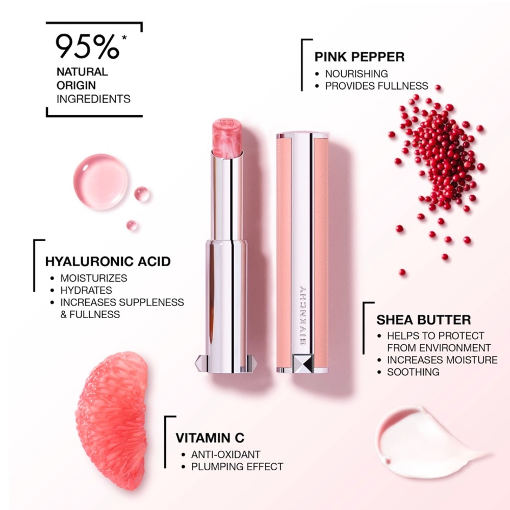 🌸 GIVENCHY The Prisme Libre Blush & Perfecto Mini Lip Balm Set - Picture 4 of 5